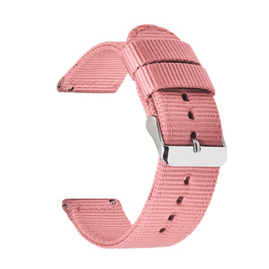 <span class=keywords><strong>Bracelet</strong></span> de montre en toile de nylon 18mm 20mm 22mm 24mm pour Samsung Galaxy Watch 42mm 46mm Active 2 <span class=keywords><strong>Gear</strong></span> <span class=keywords><strong>S2</strong></span> S3 Amazfit <span class=keywords><strong>Bracelet</strong></span> Band - Product Image 1