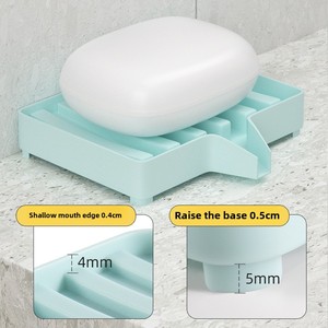 Modern Portable Creative Plastic <b>Soap</b> Dish Drainable <b>Soap</b> Storage Rack Diversion <b>Soap</b> <b>Holder</b> - Product Image 3