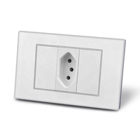 Prise standard européenne 118 avec interrupteur, prise standard européenne simple, double commande, prise de courant de type européen