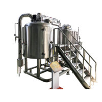 Système de propagation de levure de bière CASSMAN 2T en acier inoxydable 304 avec cuve sous pression de 200 L pour brasserie