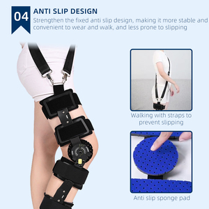 Ortesis Médica Ajustable para Rodilla, Soporte Articular, Fijación de Articulación de Rodilla y Pierna, Alivio del <span class=keywords><strong>Dolor</strong></span>, Rodillera Ortopédica con Bisagra - Product Image 5