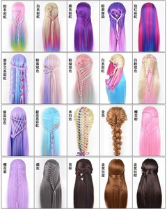 Tête de mannequin d'entraînement pour salon de coiffure, maquillage, cosmétologie, formation, 26 à 28 pouces - Product Image 4
