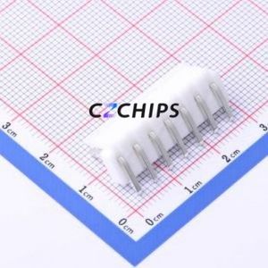 HC-VH-7A7W Wire-to-Board Pin Header Bent Lead Through Hole,P=3.96mm Connector 1x7P 3.96mm Right Angle Insert VH - Product Image 2