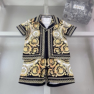 Set Estivo di Lusso per Ragazzi: T-shirt e <span class=keywords><strong>Pantaloncini</strong></span> in Cotone con Motivi Geometrici, Stile High Street, Abbigliamento Casual da Spiaggia - Product Image 2