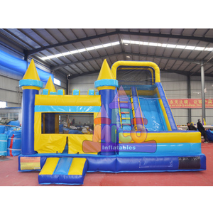 Classic Size Inflatable Bounce House Slide 0.55mm Thick Commercial Grade PVC Easy Setup 3-Year Warranty - Product Image 1