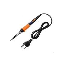 Kit multimètre et fer à souder avec poignée adhésive, ensemble d'outils de réparation électronique pour étudiants et usage domestique, 90W 909A, manuel, 220V
