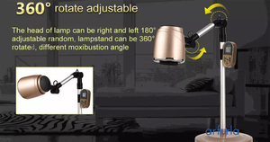 Rauchfreies Moxibustionsgerät für den Heimgebrauch, Moxa-Arflora-Moxibustionstherapie-Ausrüstung zur Schmerzlinderung mit Traditioneller Chinesischer Medizin - Product Image 3