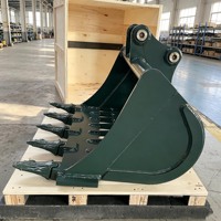 Bêche squelette RB pour l'excavation de roches avec dents, pour excavatrice de 1 à 10 tonnes, largeur personnalisable, matériau Q355/Q460, capacité de 0,1 à 8,7 m³