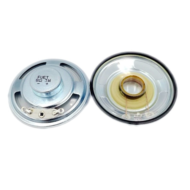 IPX7 Waterproof 50MM Round Multimedia Speaker 8Ohm 3W Loud Sound 95dB Full Range 580~20kHz Speaker for Intelligent Audio Players