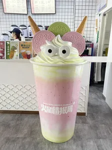 Escultura <span class=keywords><strong>de</strong></span> Fibra <span class=keywords><strong>de</strong></span> Vidrio con Forma <span class=keywords><strong>de</strong></span> Taza <span class=keywords><strong>de</strong></span> Té con Leche, Precio <span class=keywords><strong>de</strong></span> Fábrica, Personalizable al por Mayor, para Decoración <span class=keywords><strong>de</strong></span> Tiendas <span class=keywords><strong>de</strong></span> Postres, <span class=keywords><strong>2023</strong></span> - Product Image 4