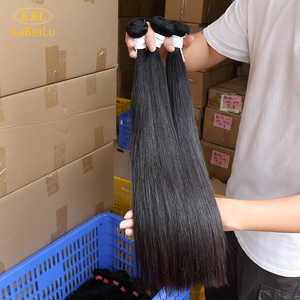 Brasileño de la Virgen del color natural pelo ruso rubio de la Virgen del pelo de <span class=keywords><strong>cabra</strong></span> de <span class=keywords><strong>angora</strong></span> pelo cariño corto cabello humano teje - Product Image 3