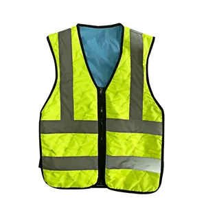 Gilet de refroidissement d'été avec PCM Ice Packs Régulation de la chaleur corporelle, Veste de refroidissement, Gilet de glace réglable