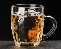Fabricant de bar de fête moderne et classique Tasse en verre à haute teneur en borosilicate en cristal de vin rouge whisky bière avec poignée