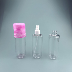 Botella de Perfume Redonda de 250 ml con Tapa en Espiral para el Mercado Brasileño, Botella de Plástico para Perfume Victoria's Secret, Spray para Cabello y Cuerpo - Product Image 1