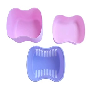 Boîte de rangement en plastique pour prothèse dentaire avec filtre, couleur verte - Product Image 2