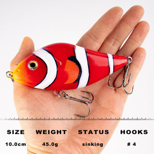 10 Centimètres, 45 Grammes, 15 Couleurs - Appât de pêche artificiel dur, <span class=keywords><strong>Parker</strong></span> Bait Swapper, Appât de pêche - Product Image 2