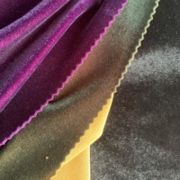 Tissu en velours KS bicolore pour vêtements et abayas