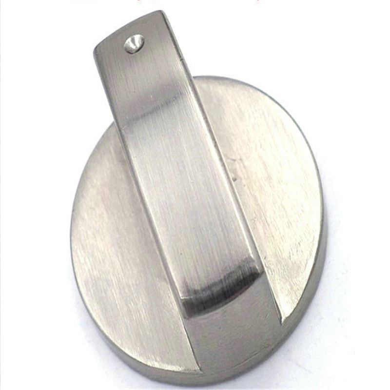 Горелка с матовой металлической ручкой и кнопкой зажигания для плиты с ручкой переключения газовой плиты