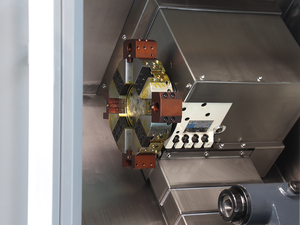 Tck36a Gsk Hệ Thống Tự Động Nhiệm Vụ Trung Bình <span class=keywords><strong>CNC</strong></span> Máy Tiện 220V Slant Giường Đơn Trục Chính Ngang Chuyển Bộ Phận Máy Móc Công Cụ Bài - Product Image 3