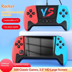 Console de jeu portable rétro 8 bits, écran HD de 3,5 pouces, 500 jeux classiques intégrés, sortie <span class=keywords><strong>AV</strong></span> TV pour deux joueurs, cadeau pour enfants - Product Image 4