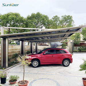 Ports et abris extérieurs de voiture de Offre Spéciale de conception moderne SK-C04 Carports extérieurs faits sur commande d'alliage d'aluminium de polycarbonate - Product Image 3