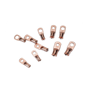 ขั้วต่อวงแหวนทองแดงบริสุทธิ์ 6x1/4 สำหรับขั้วต่อสายไฟ - Product Image 2