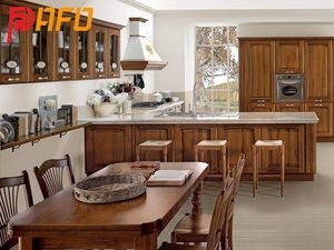 Hiện đại tủ bếp Miễn phí thiết kế thông minh gỗ rắn MDF carcase Laminate nhựa nhân tạo đá cẩm thạch Countertop vòi phụ kiện - Product Image 2