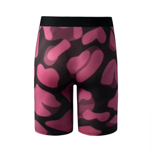 Nuovi <span class=keywords><strong>Boxer</strong></span> da Uomo 2024 a Vita Alta, Senza Cuciture, Stampati, in Tessuto Traspirante Effetto Ghiaccio, per Sport Quotidiani e Outdoor, Moda Giovanile - Product Image 3
