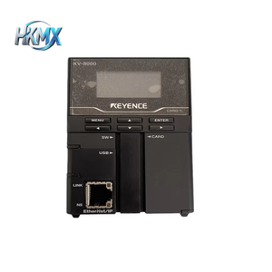 KEYENCE KV-8000 ชุดควบคุมโปรแกรมได้ CPU สำหรับอุตสาหกรรมความเร็วสูง PLC 24VDC พร้อมอีเธอร์เน็ตในตัว ระบบควบคุมอัตโนมัติ - Product Image 1