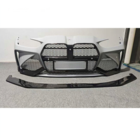 Bumper Mobil Semi Karbon Fiber untuk BMW G80 G82 G83 M3 M4 Modifikasi Auto Bumper Depan
