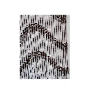Wooden Curtain <strong>Door</strong> <strong>Beads</strong> Printed Soild Voile Curtain Fabric - Product Image 1