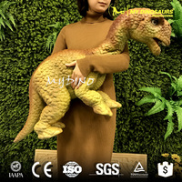 Benim Dino DC152 Robot silikon bebek dinozor kukla gerçekçi bebek dinozor