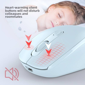 Mini <span class=keywords><strong>3D</strong></span> Chế Độ 2.4G Cho Quang Học LED Chuột Giao Diện <span class=keywords><strong>USB</strong></span> Im Lặng Sạc Tương Thích Với Máy Tính Văn Phòng Cổ - Product Image 4