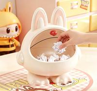 Pot de rangement transparent lapin mignon Kawaii, organisateur de petits objets de bureau, décoration intérieure, offre spéciale, vente en gros directe d'usine, promotion exceptionnelle