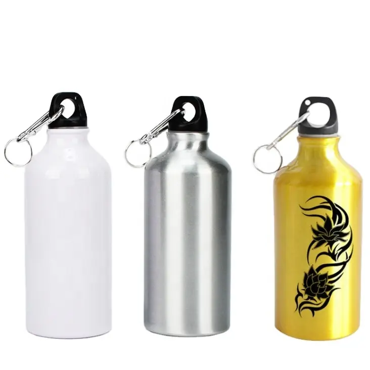 2023 Hersteller recyceln Aluminium flasche Sport wasser flasche umwelt freundliche Wasser flasche mit Deckel benutzer definierte Logo Metall 330 Flasche