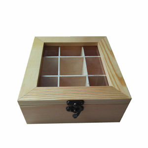 กล่องไม้เก็บของพร้อมฝาปิดด้านบนทำจากอะคริลิค<span class=keywords><strong>ใส</strong></span> - Product Image 4