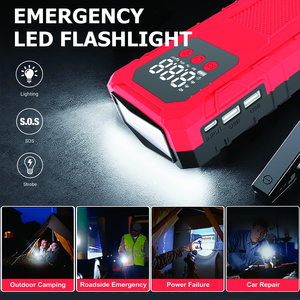 Delbest 2024 Hot Bán Jumpstarter Pin 12V Xách Tay Xe Pin Booster 1000A Đỉnh Hiện Với LED Đèn Pin - Product Image 3