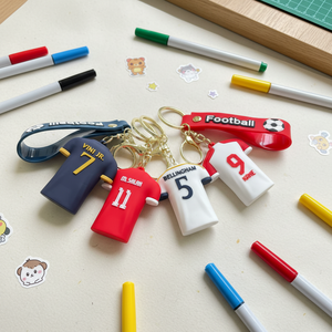 Llavero Personalizado con Figura <span class=keywords><strong>de</strong></span> Estrella del Fútbol, Colgante para Mochila, Llavero para Coche, Pequeño Regalo, Modelo YP312 - Product Image 2