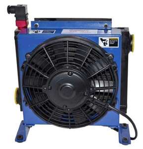 Enfriador de Aceite para Compresor de Aire, Intercambiador de Calor con Ventilador, 220V CA a 24V CC, Radiador de Aceite Hidráulico - Product Image 4
