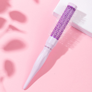 Bigoudi sans chaleur violet 25 34 44 54 pour cheveux longs, raides, ondulés, ou coupés en bob – Peigne de coiffage pour séchage et bouclage - Product Image 4