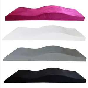 New Design Eyelash Extension Bed Mattress Memory Foam Curved Mattress Topper Wave Shape Eye Lash Bed Beauty Mattress