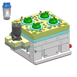 Molde de plástico personalizado para pulir, molde de botella de agua profesional de acero inoxidable, molde de tapa de botella Taizhou, molde de inyección