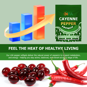 Cápsulas de Pimienta de Cayena de Marca Privada, Favorecen la Salud Inmunológica, Apoyan el Metabolismo, Favorecen la Digestión, Contiene Extracto de Boswellia - Product Image 3