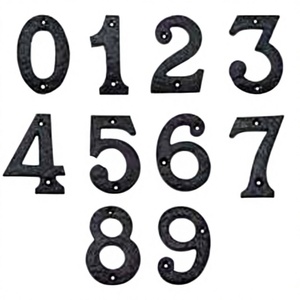 Hand Crafts Cast Iron Numbers <b>Wall</b> Decor Hotels Restaurants Door Tables Marking Vintage Real 1 To 10 Numbers Sculpture <b>Wall</b> Arts - Product Image 1