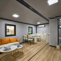 Maison préfabriquée pliable extensible personnalisable, résidence modulaire, micro-maison à usage intensif de l'espace, salon