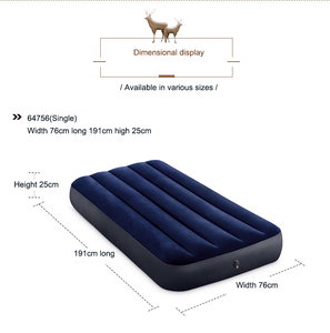 2025 ngoài trời tiện lợi gấp nệm không khí giường đôi kích thước cắm trại Nệm bãi biển PVC cắm trại Nệm tự bơm hơi - Product Image 4