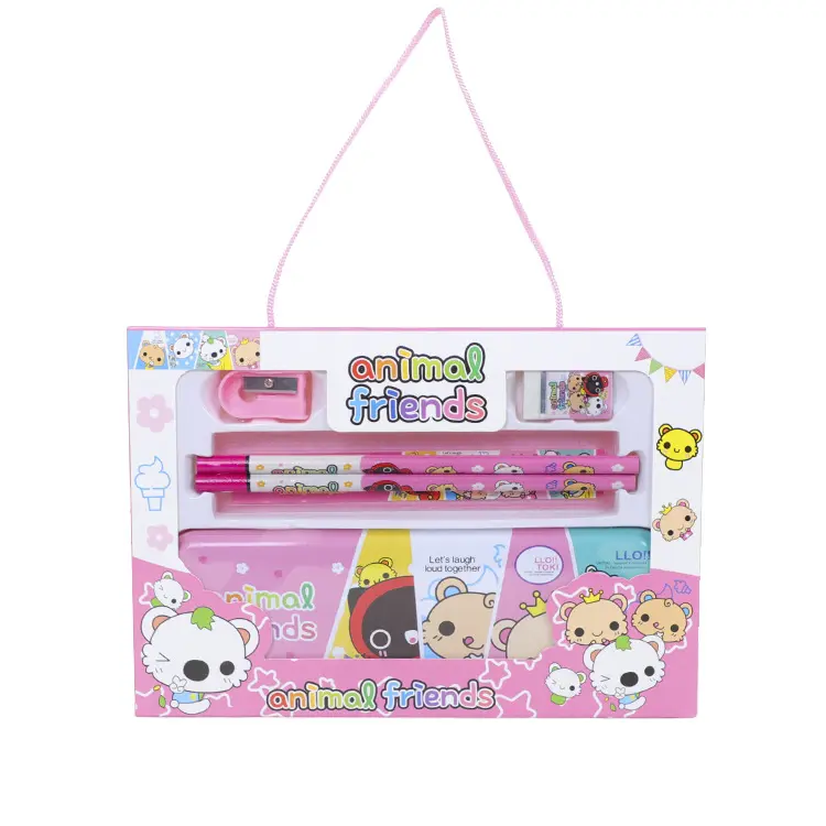 Promotionele Schoolbenodigdheden Voor Schattige Dieren Kawaii Kinderen Briefpapier Sets Voor Kinderen En Studenten Geschenken