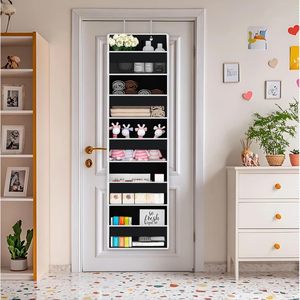 ที่เก็บของแขวนประตู 33x15x85 ซม. 5 ช่องใหญ่ 10 ช่องตาข่าย แข็งแรงทนทาน สำหรับแขวนหลังประตูและผนัง - Product Image 2