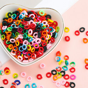 Colorful <b>Braided</b> Rope Rings Small Diy Jewelry <b>Accessories</b> For Bracelet Making Hand Knitting Craft Supplies - Product Image 1