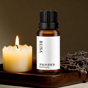 Ensemble d'huiles essentielles purifiantes au <span class=keywords><strong>basilic</strong></span> pur, ingrédient actif naturel pour les produits de purification respiratoire |   Faible MOQ et personnalisable - Product Image 2